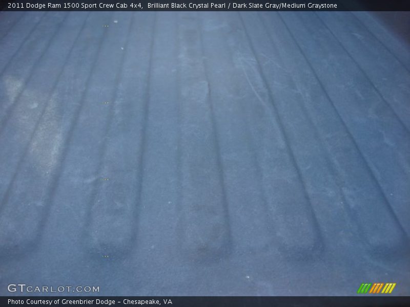 Brilliant Black Crystal Pearl / Dark Slate Gray/Medium Graystone 2011 Dodge Ram 1500 Sport Crew Cab 4x4