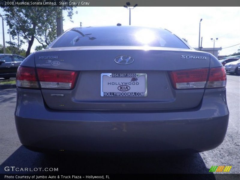 Steel Gray / Gray 2008 Hyundai Sonata Limited