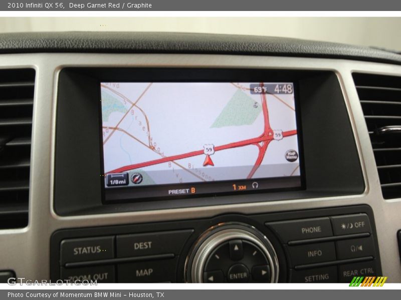 Deep Garnet Red / Graphite 2010 Infiniti QX 56