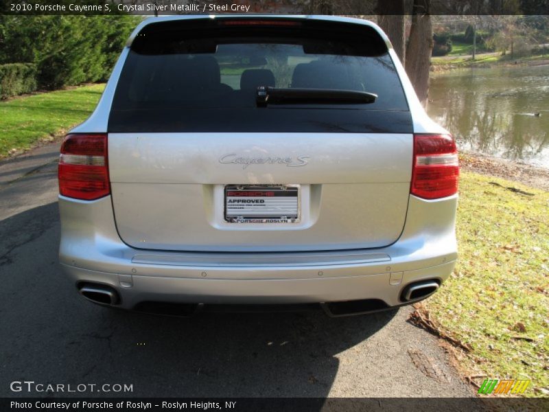 Crystal Silver Metallic / Steel Grey 2010 Porsche Cayenne S