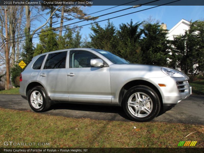 Crystal Silver Metallic / Steel Grey 2010 Porsche Cayenne S