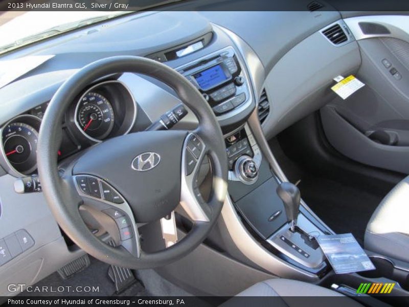 Silver / Gray 2013 Hyundai Elantra GLS