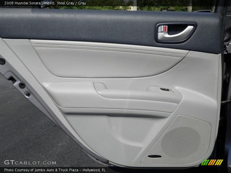 Steel Gray / Gray 2008 Hyundai Sonata Limited