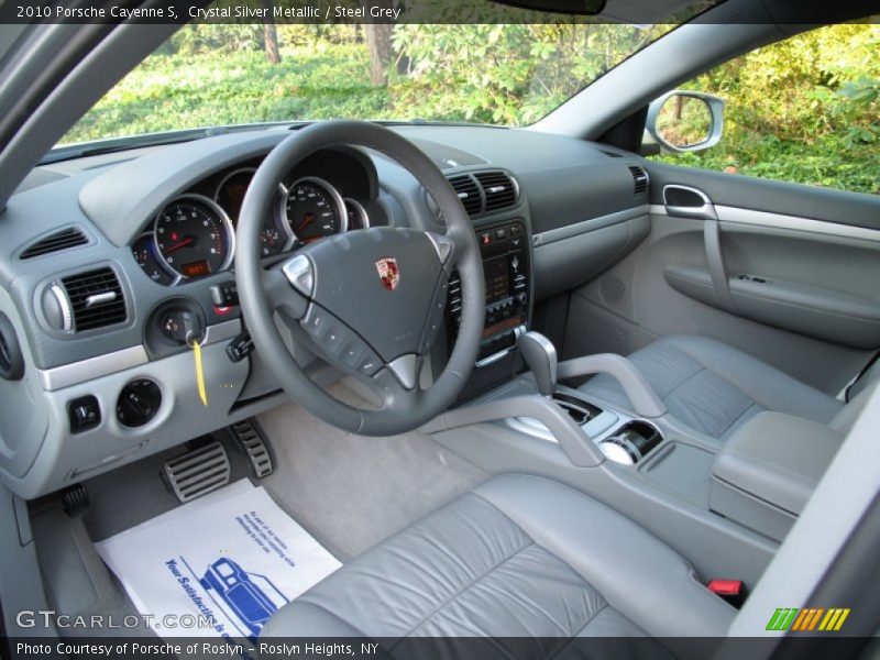 Crystal Silver Metallic / Steel Grey 2010 Porsche Cayenne S