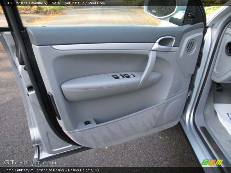 Crystal Silver Metallic / Steel Grey 2010 Porsche Cayenne S