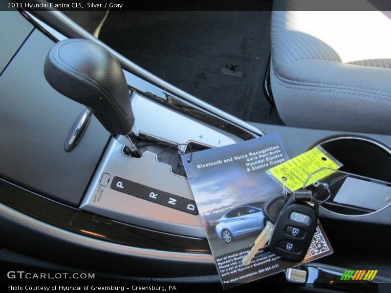 Silver / Gray 2013 Hyundai Elantra GLS