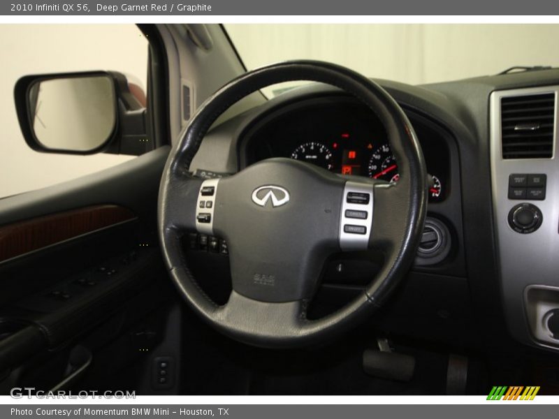 Deep Garnet Red / Graphite 2010 Infiniti QX 56
