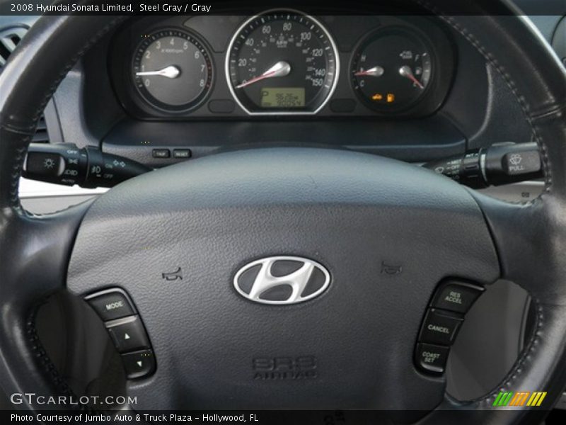Steel Gray / Gray 2008 Hyundai Sonata Limited