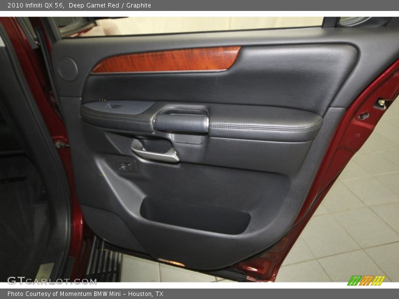 Deep Garnet Red / Graphite 2010 Infiniti QX 56