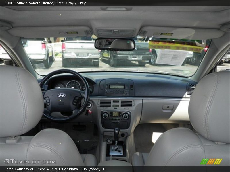Steel Gray / Gray 2008 Hyundai Sonata Limited