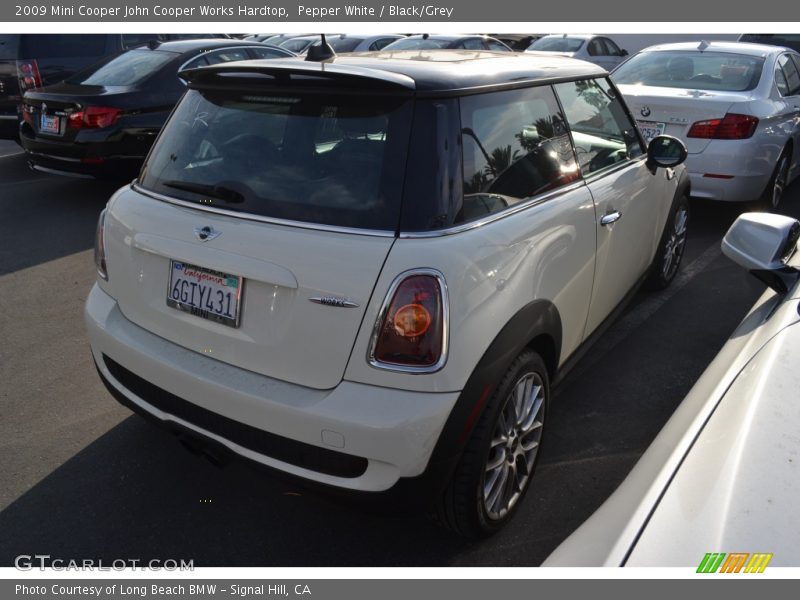 Pepper White / Black/Grey 2009 Mini Cooper John Cooper Works Hardtop