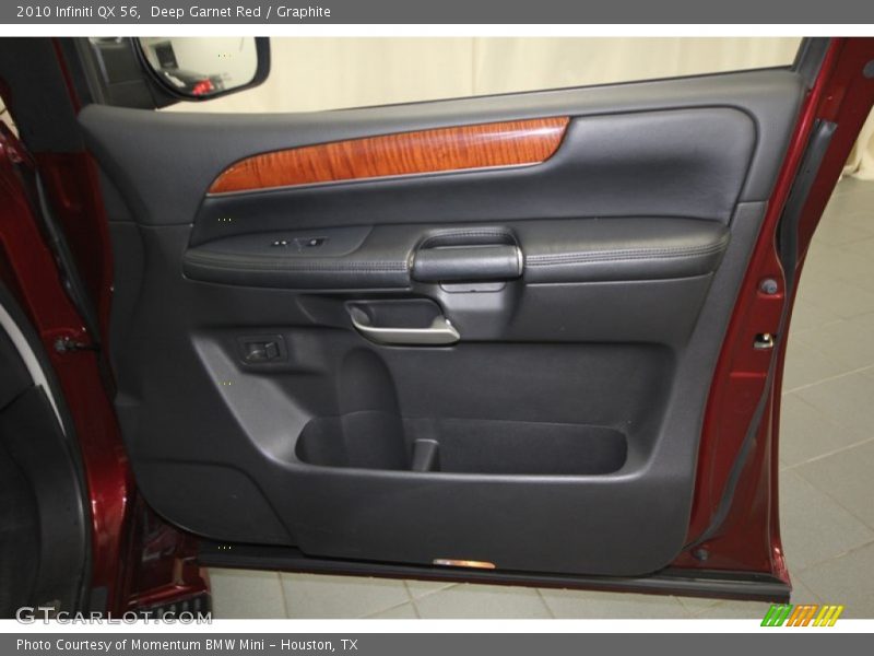 Deep Garnet Red / Graphite 2010 Infiniti QX 56