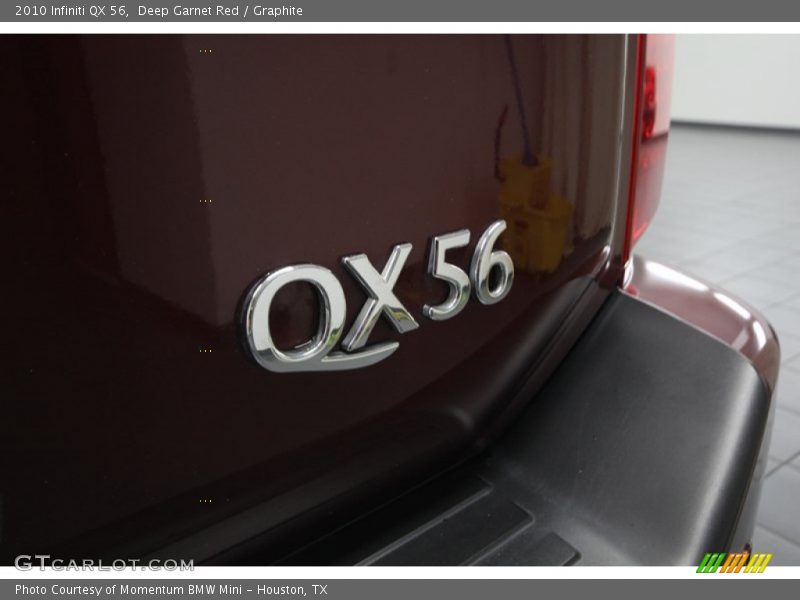 Deep Garnet Red / Graphite 2010 Infiniti QX 56