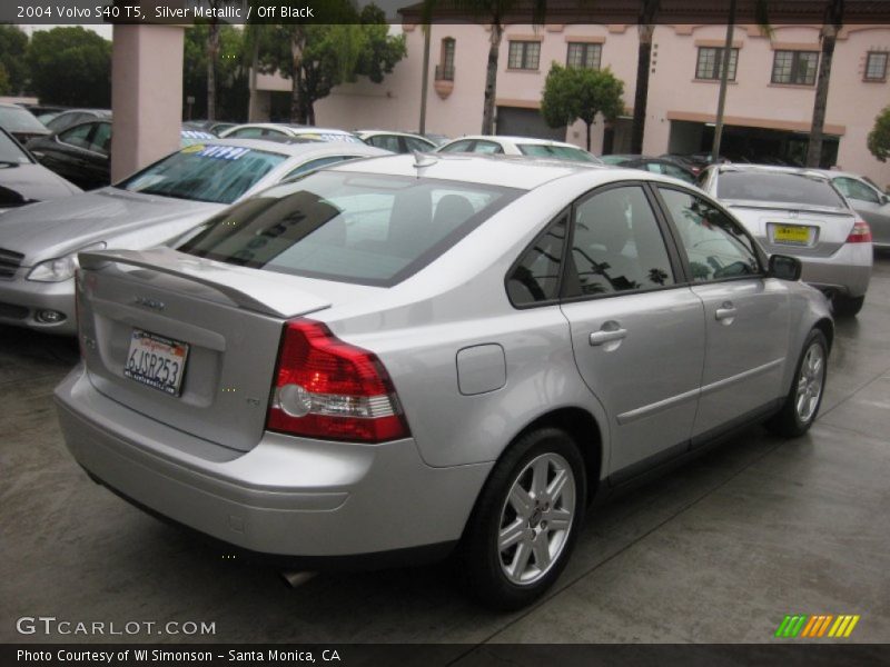 Silver Metallic / Off Black 2004 Volvo S40 T5