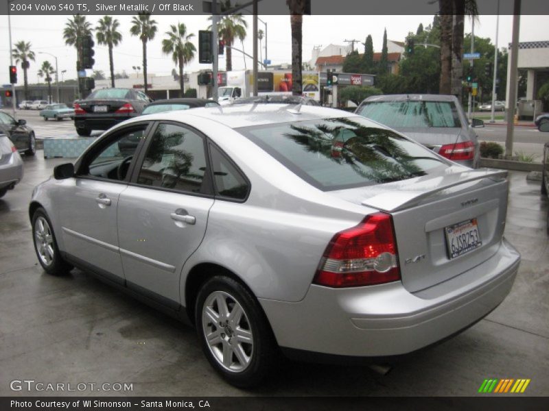 Silver Metallic / Off Black 2004 Volvo S40 T5