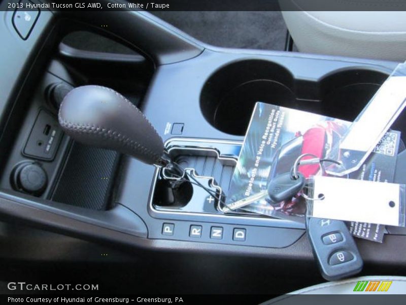 Cotton White / Taupe 2013 Hyundai Tucson GLS AWD
