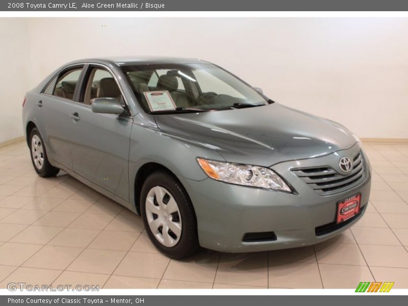 Aloe Green Metallic / Bisque 2008 Toyota Camry LE