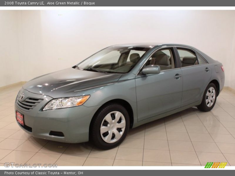 Aloe Green Metallic / Bisque 2008 Toyota Camry LE