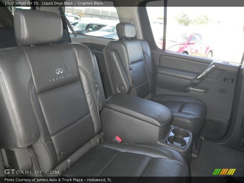 Liquid Onyx Black / Graphite Black 2007 Infiniti QX 56