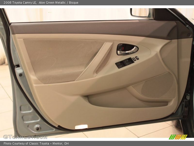 Aloe Green Metallic / Bisque 2008 Toyota Camry LE