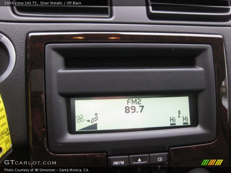 Silver Metallic / Off Black 2004 Volvo S40 T5
