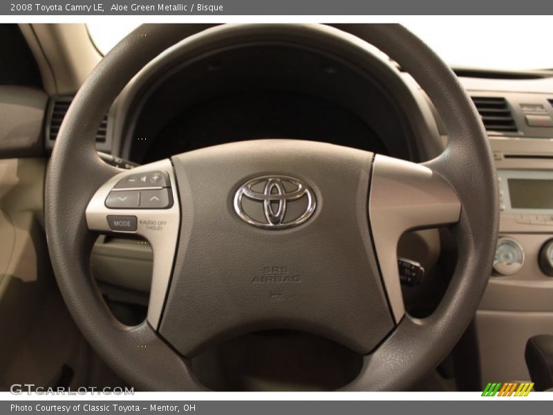 Aloe Green Metallic / Bisque 2008 Toyota Camry LE