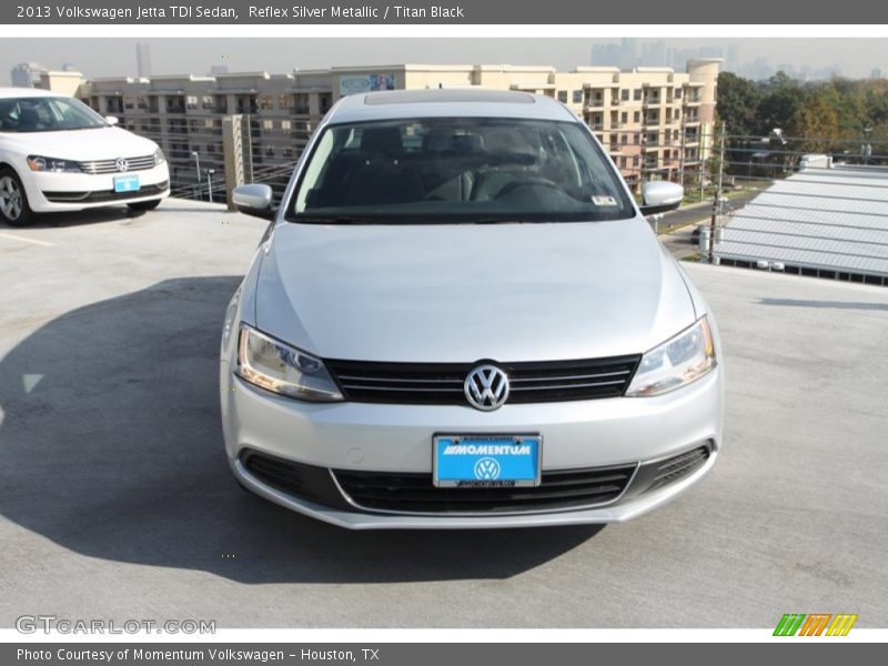 Reflex Silver Metallic / Titan Black 2013 Volkswagen Jetta TDI Sedan