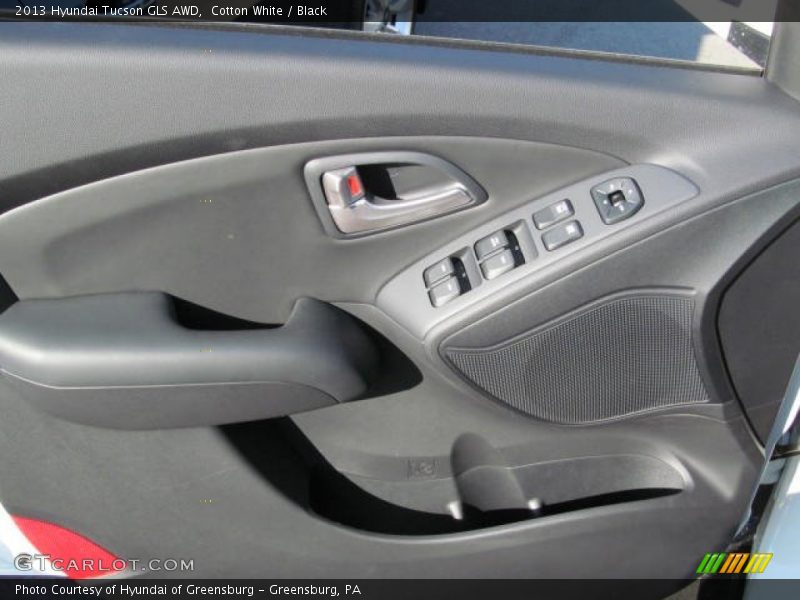 Cotton White / Black 2013 Hyundai Tucson GLS AWD