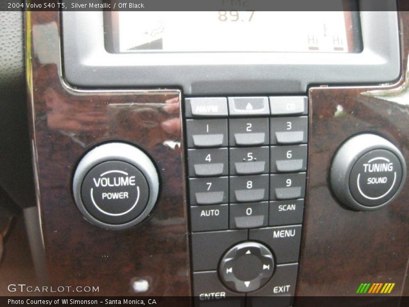 Silver Metallic / Off Black 2004 Volvo S40 T5