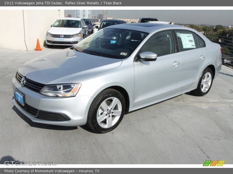 Reflex Silver Metallic / Titan Black 2013 Volkswagen Jetta TDI Sedan