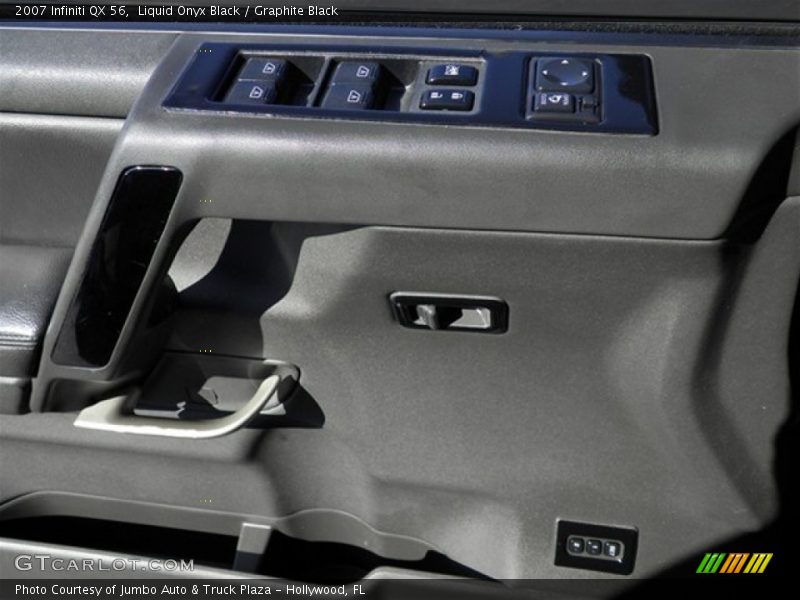 Liquid Onyx Black / Graphite Black 2007 Infiniti QX 56