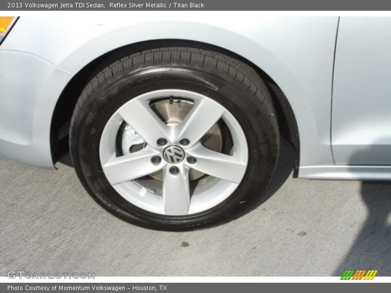 Reflex Silver Metallic / Titan Black 2013 Volkswagen Jetta TDI Sedan