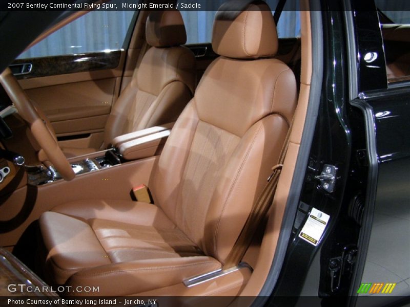 Midnight Emerald / Saddle 2007 Bentley Continental Flying Spur