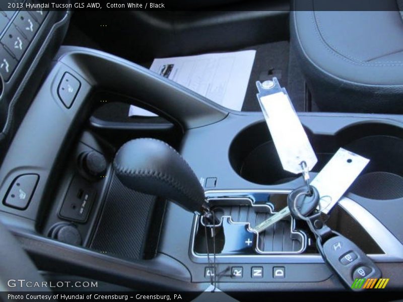 Cotton White / Black 2013 Hyundai Tucson GLS AWD