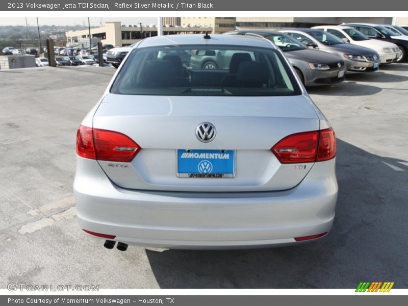 Reflex Silver Metallic / Titan Black 2013 Volkswagen Jetta TDI Sedan