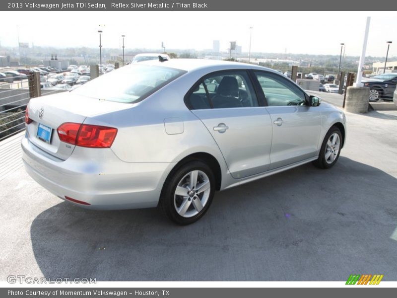 Reflex Silver Metallic / Titan Black 2013 Volkswagen Jetta TDI Sedan