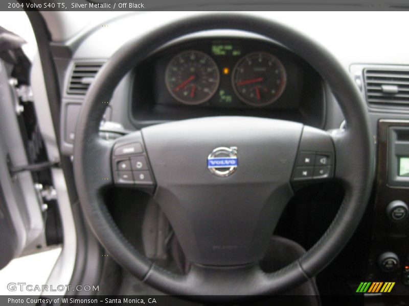 Silver Metallic / Off Black 2004 Volvo S40 T5