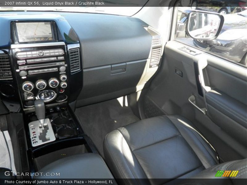 Liquid Onyx Black / Graphite Black 2007 Infiniti QX 56