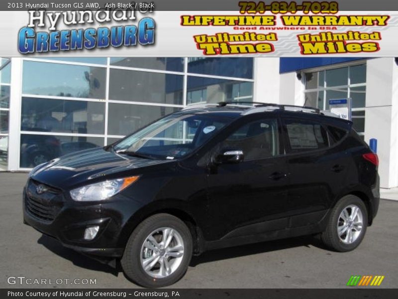 Ash Black / Black 2013 Hyundai Tucson GLS AWD