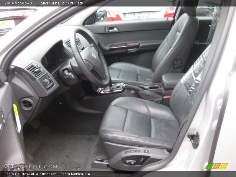 Silver Metallic / Off Black 2004 Volvo S40 T5