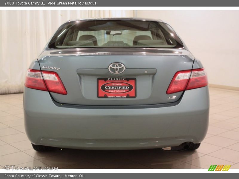 Aloe Green Metallic / Bisque 2008 Toyota Camry LE