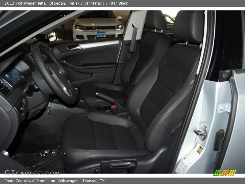 Reflex Silver Metallic / Titan Black 2013 Volkswagen Jetta TDI Sedan