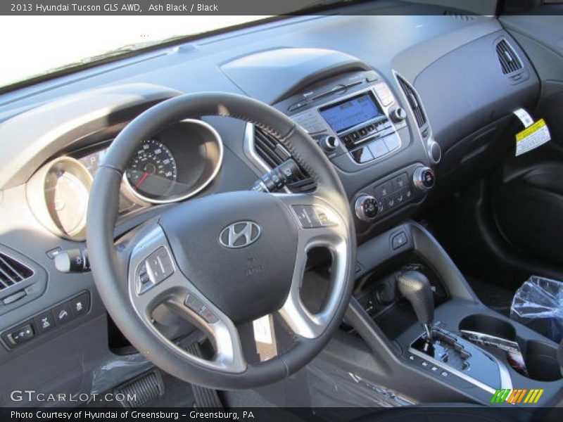 Ash Black / Black 2013 Hyundai Tucson GLS AWD