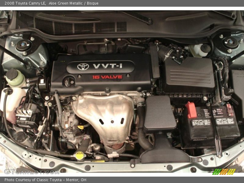 Aloe Green Metallic / Bisque 2008 Toyota Camry LE