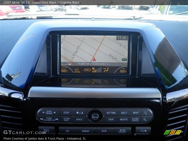Liquid Onyx Black / Graphite Black 2007 Infiniti QX 56