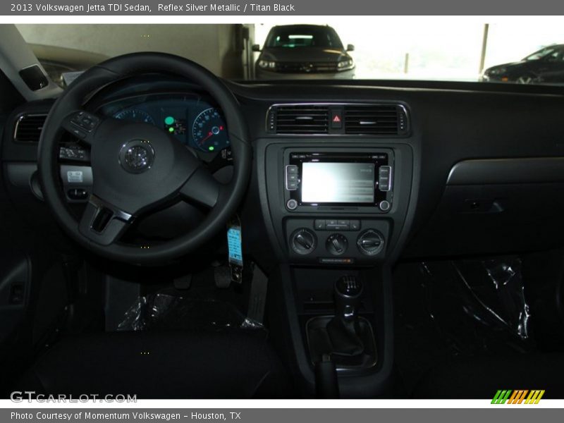 Reflex Silver Metallic / Titan Black 2013 Volkswagen Jetta TDI Sedan