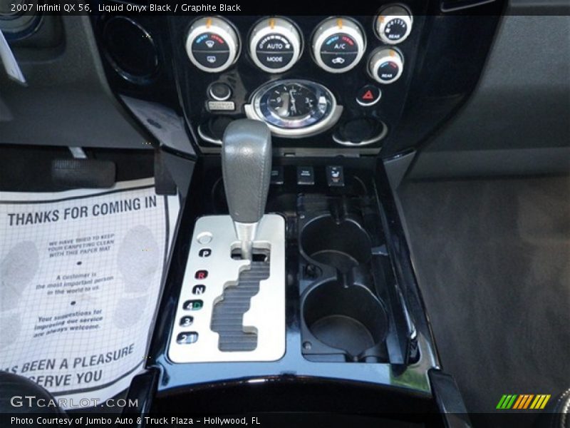 Liquid Onyx Black / Graphite Black 2007 Infiniti QX 56