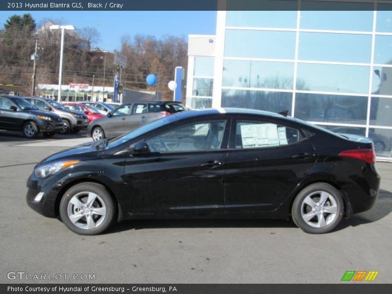 Black / Gray 2013 Hyundai Elantra GLS