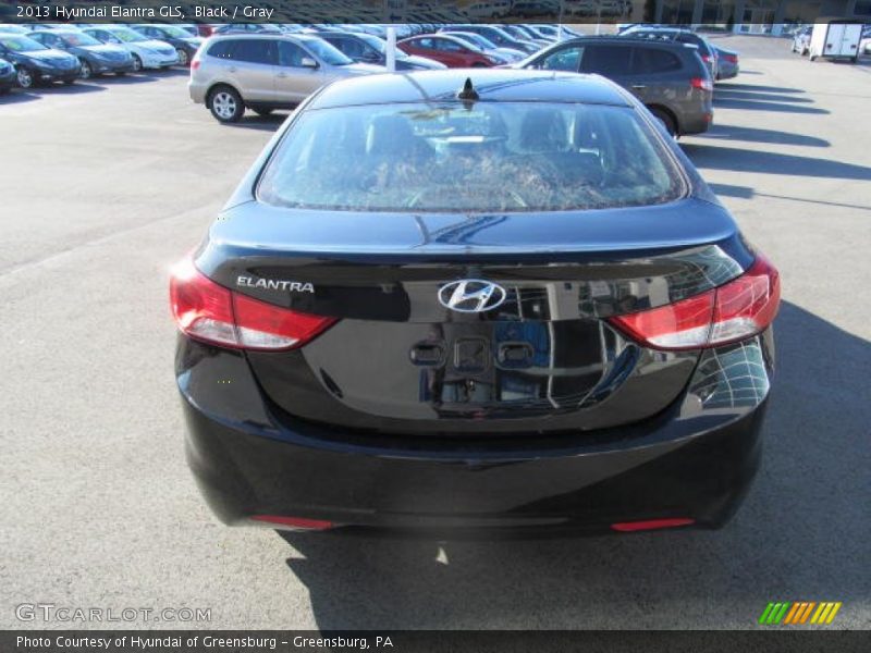 Black / Gray 2013 Hyundai Elantra GLS