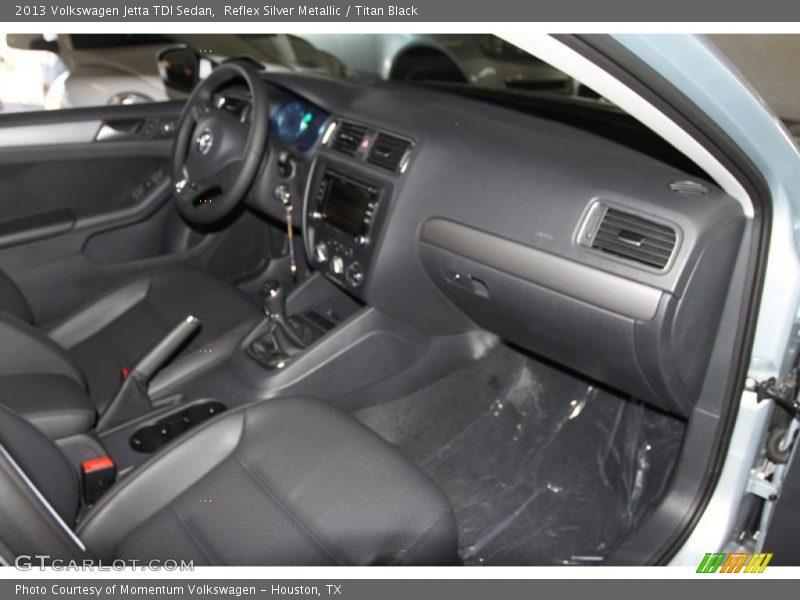 Reflex Silver Metallic / Titan Black 2013 Volkswagen Jetta TDI Sedan
